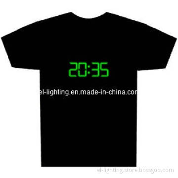 LED Clock T-Shirts (Real Time Shown)